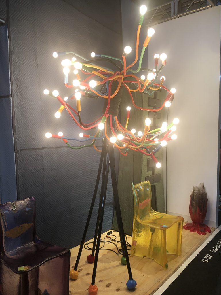 Светильник на выставке Design Miami 2018